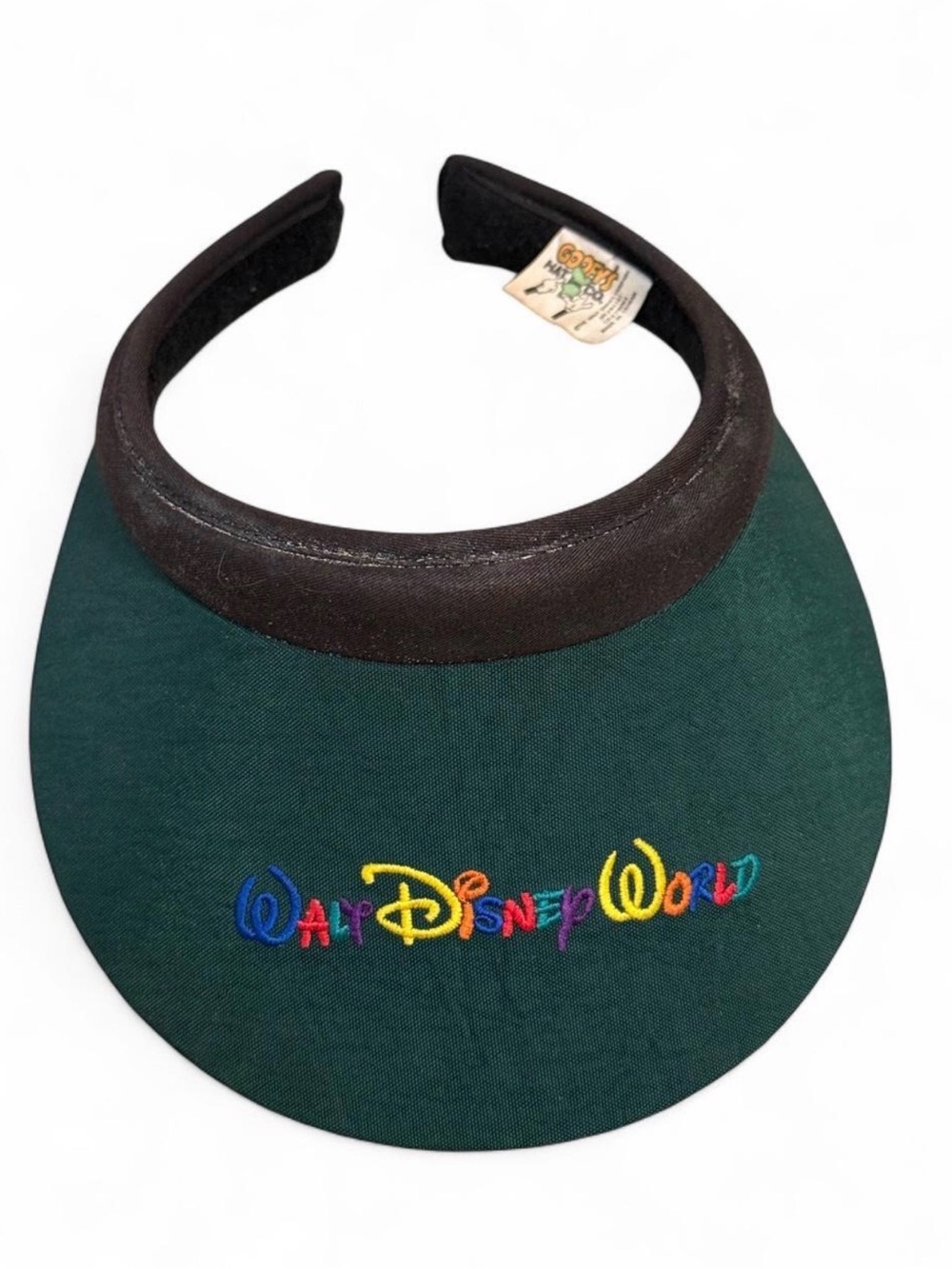 Vintage 90s Walt Disney World Green Visor | Goofy’s Hat Co.
